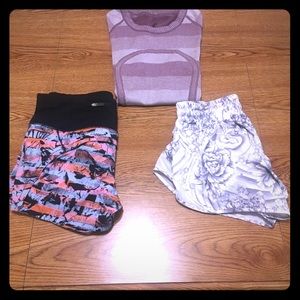 Lululemon hotty hot shorts lot size 2